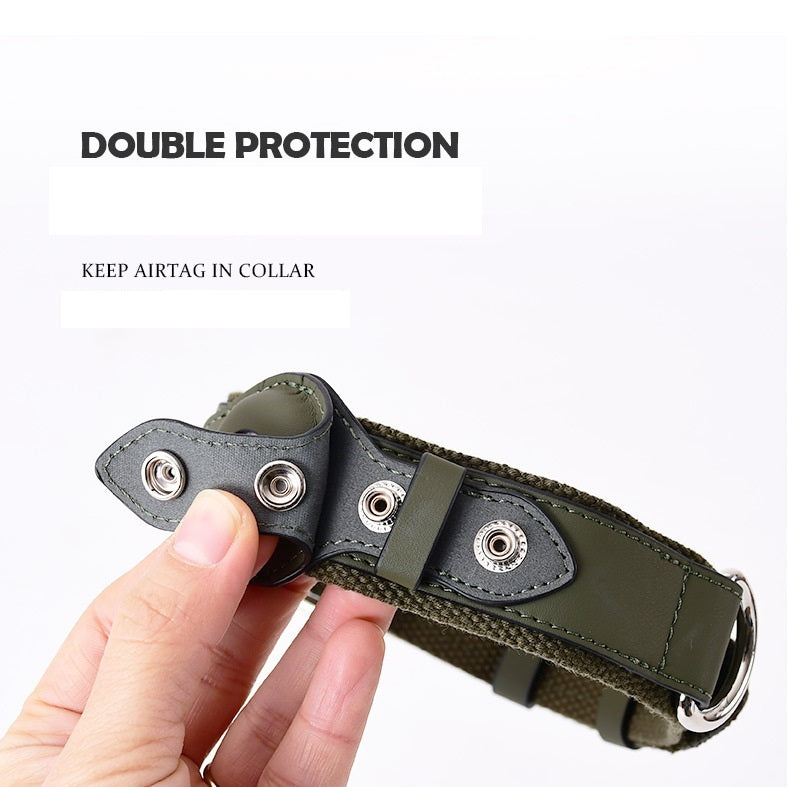 AirTag-Compatible Dog Collar — A Secure Fit for Everyday Adventures