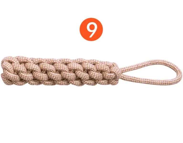 The Ranger Rope Kit™ — Natural Cotton & Hemp Dog Toy Set (9-Piece)
